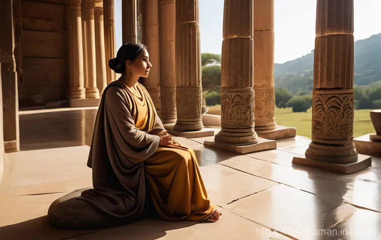 무속에서 점사의 절차 - Prompt 1: Ancient Oracle's Divination** 무속에서 점사의 절차 - Prompt 1: Ancient Oracle's Divination**