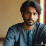 Home 17 빙의 치료와 정신과 치료의 차이 - **Prompt:** "A soft and introspective portrait of a young adult, gender-neutral, in their early twen...